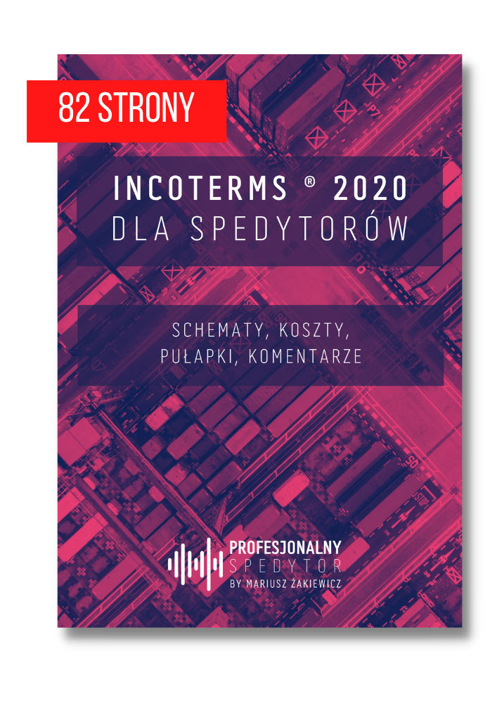 Incoterms 2020 okładka e-book Profesjonalny Spedytor